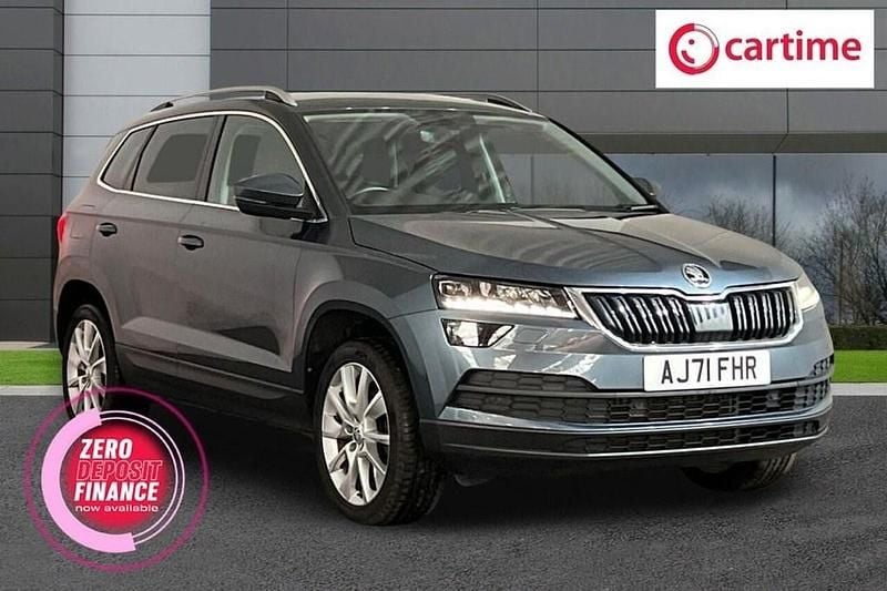Grey Used 2021 Skoda Karoq SE L SUV | £18,200 (Good price) - Image 1/4