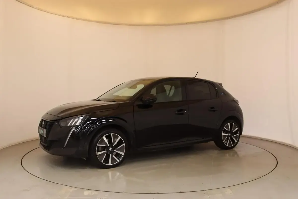 Used Peugeot e-208 Premium 98 kW (134 HP) 2021 Black Hatchback