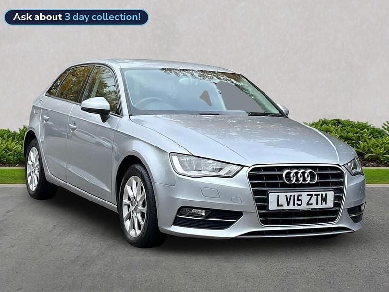 Silver Used 2015 Audi A3 Performance Hatchback | £8,799 (Good price) - Image 1/4