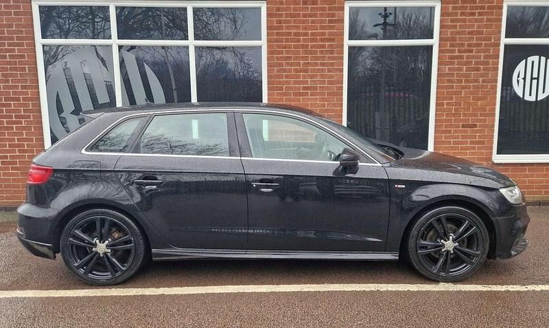 Used Audi A3 Sportback S-Line 116 HP (85 kW) 2019 Black Hatchback