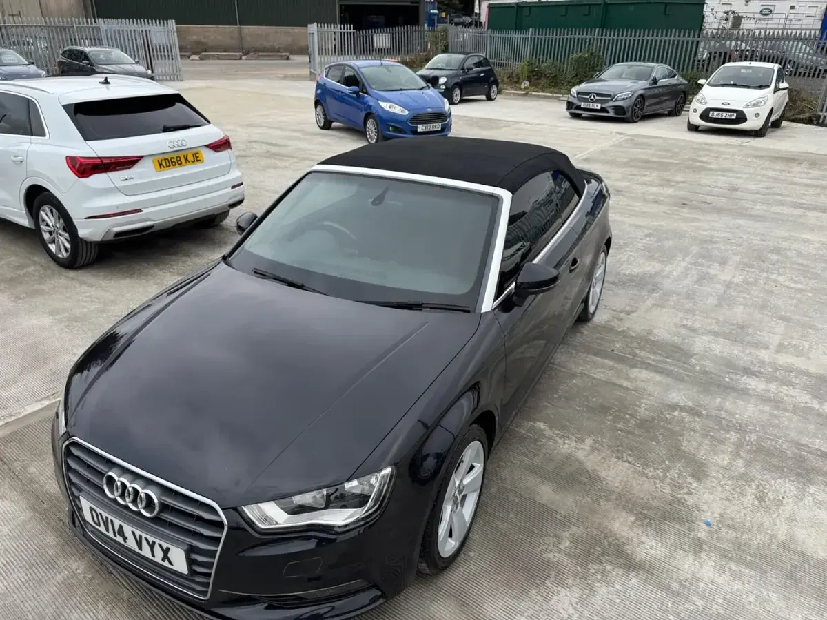 Used Audi A3 Cabriolet Sport 180 HP (132 kW) 2014 Black Cabriolet