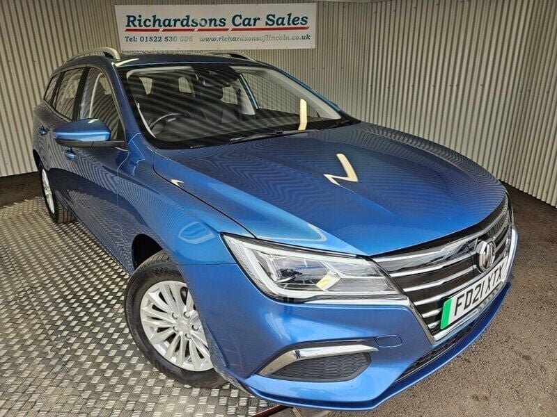 Blue Used 2021 MG MG5 EV Exclusive Estate | £11,000 (Good price) - Image 1/4
