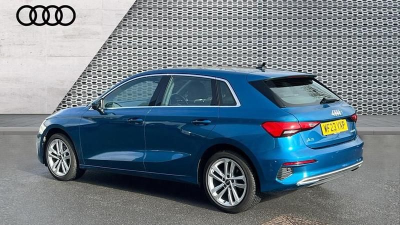 Used Audi A3 Sport 110 HP (80 kW) 2023 Blue Sedan