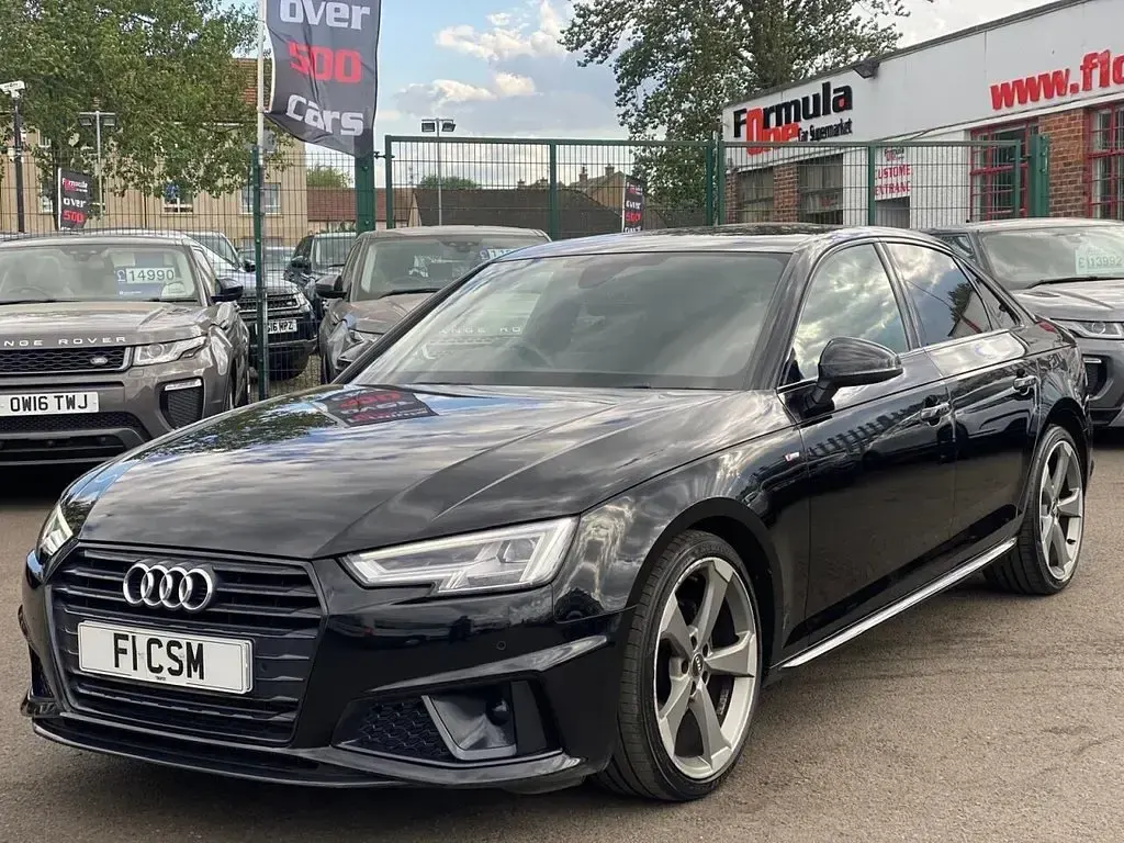 Used Audi A4 Black Edition 190 HP (139 kW) 2019 Black Sedan
