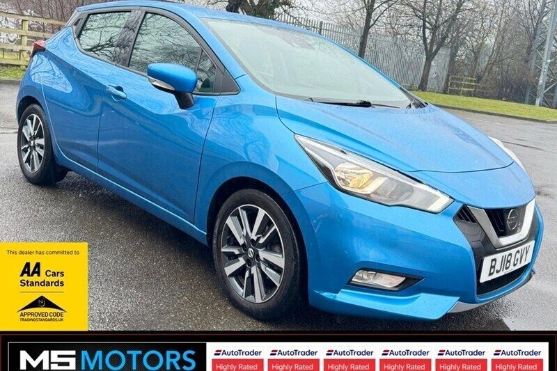 Blue Used 2018 Nissan Micra Acenta Limited Edition Hatchback | £7,650 (Fair price) - Image 1/1