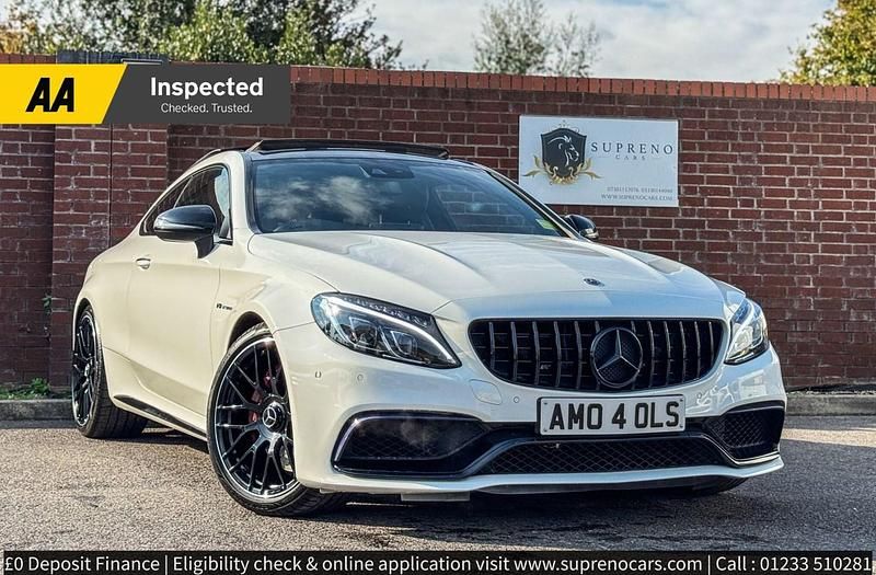 Used Mercedes C63 AMG Premium 476 HP (350 kW) 2017 White Coupe
