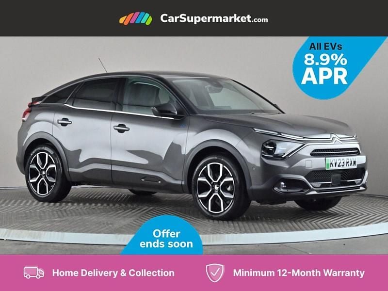 Grey Used 2023 Citroën e-C4 Shine Hatchback | £13,697 (Fair price) - Image 1/3