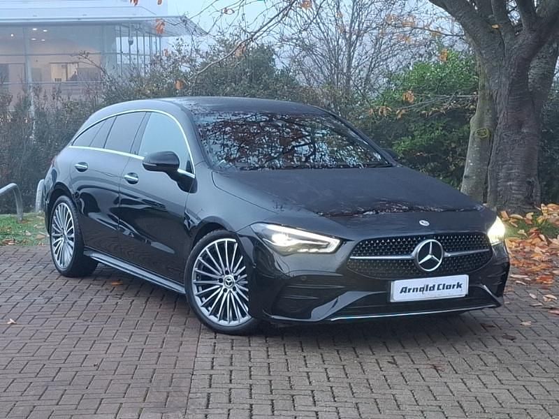 Black Used 2024 Mercedes CLA220 AMG Line Premium Sedan | £32,998 (Expensive) - Image 1/4