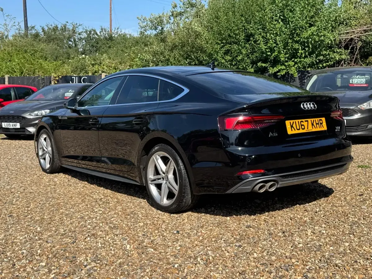 Used Audi A5 Sportback S-Line 2017 Black Hatchback
