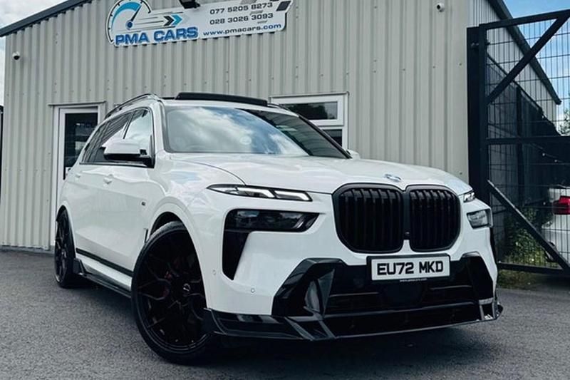 White Used 2022 BMW X7 M Sport SUV | £67,500 (Expensive) - Image 1/1