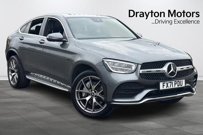 Used Mercedes GLC300 AMG Line Premium Plus 245 HP (180 kW) 2021 Grey Coupe