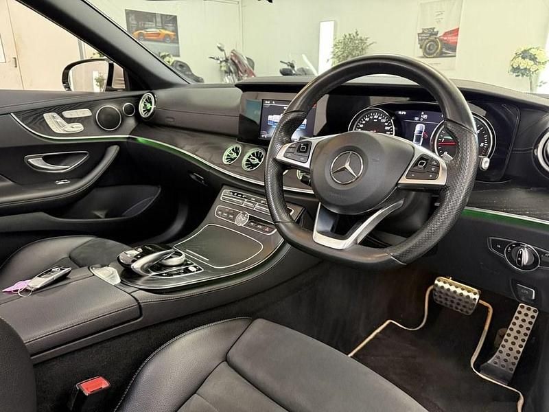 Used Mercedes E220 AMG line 2018 Silver Cabriolet