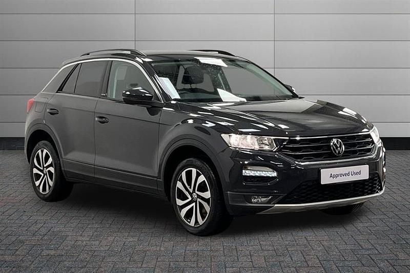 Grey Used 2021 VW T-Roc Active SUV | £19,490 (Fair price) - Image 1/4