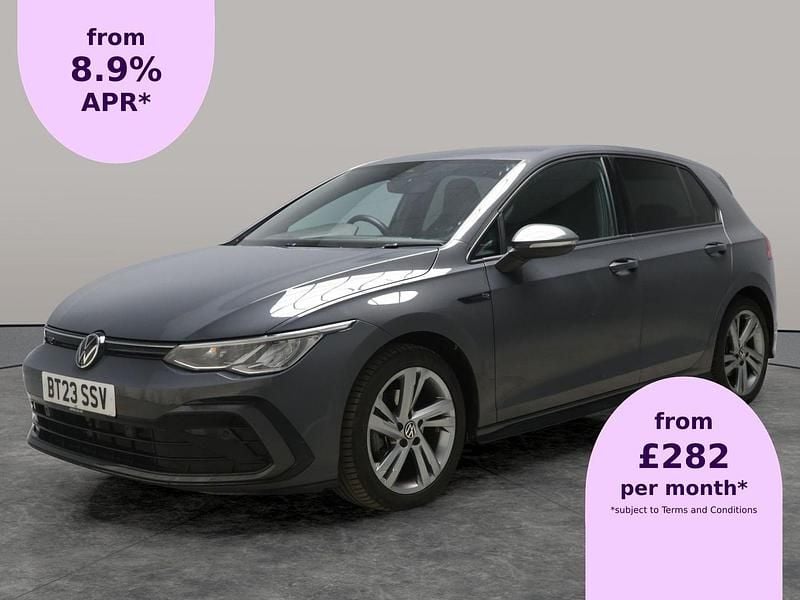 Grey Used 2023 VW Golf VIII R-line Hatchback | £20,281 (Good price) - Image 1/2