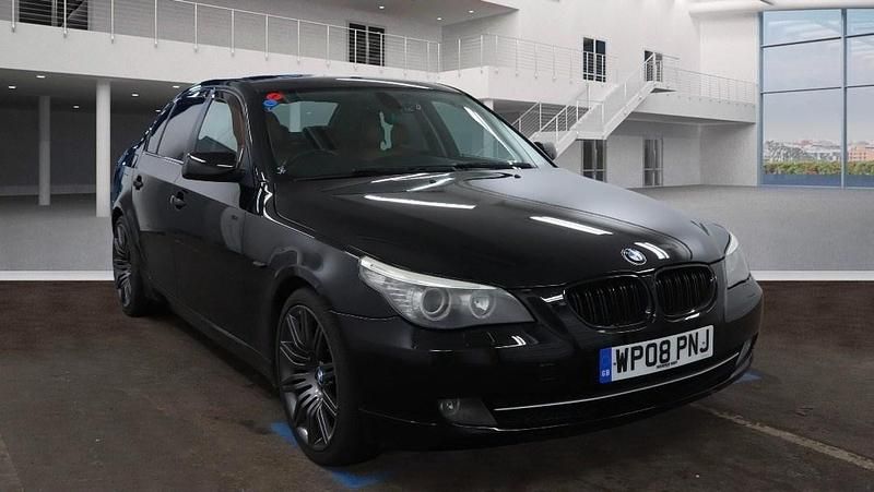 Used BMW 520 2008 Black Sedan