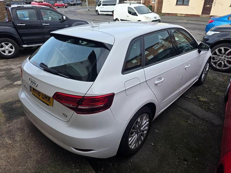 Used Audi A3 Sportback Sport 2018 White Hatchback