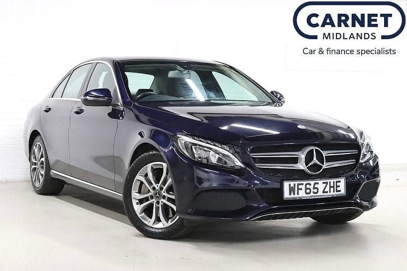 Used Mercedes C350e 2015 Blue Sedan