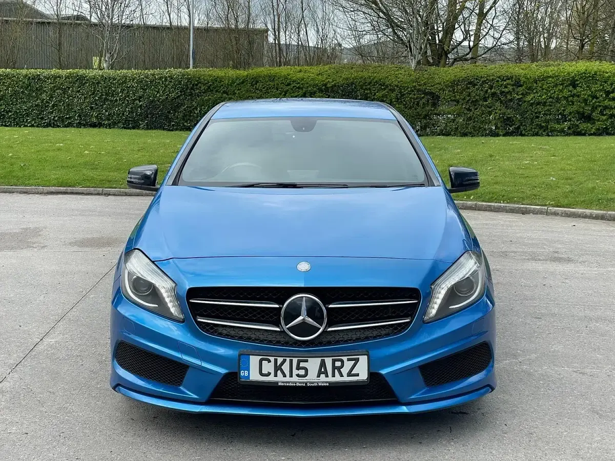 Used Mercedes A200 AMG 2015 Blue Hatchback