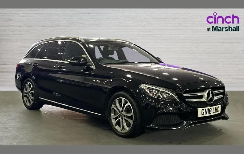 Used Mercedes C250 Premium 200 HP (147 kW) 2018 Black Estate