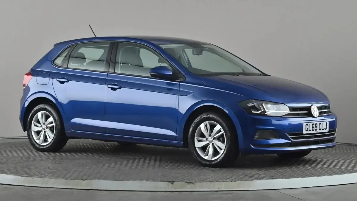 Usado VW Polo SE 95 HP (69 kW) 2019 Azul Citadino