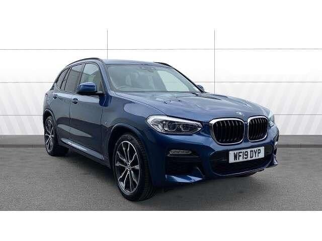 Blue Used 2019 BMW X3 M Sport SUV | £25,713 (Fair price) - Image 1/4