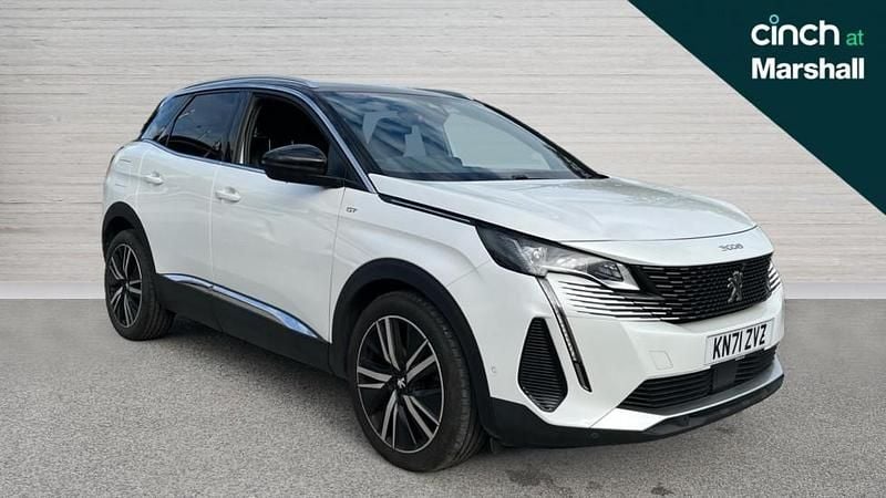 White Used 2021 Peugeot 3008 Premium | £16,939 (Fair price) - Image 1/4