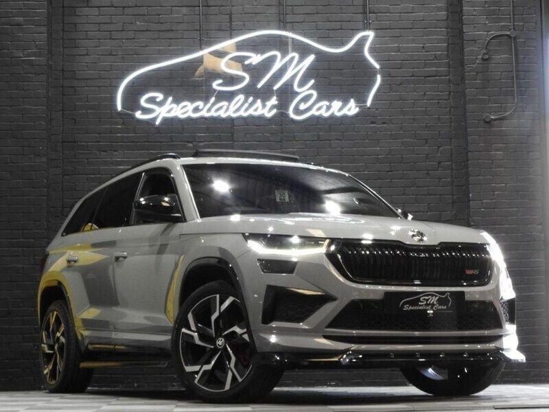 Grey Used 2022 Skoda Kodiaq vRS SUV | £32,995 (Expensive) - Image 1/4