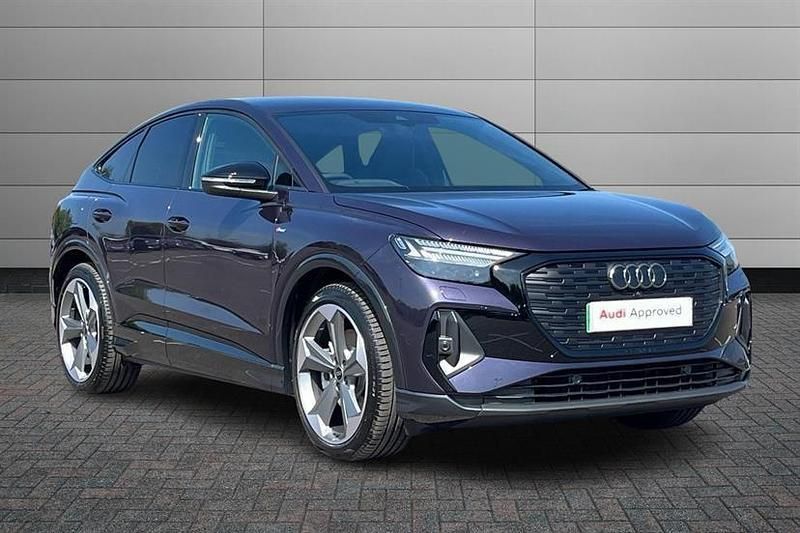 Aurora violet Used 2025 Audi Q4 e-tron Black Edition SUV | £38,295 (Good price) - Image 1/4
