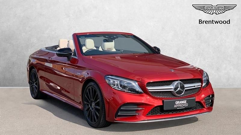 Red Used 2019 Mercedes C43 AMG Premium Plus Cabriolet | £30,995 (Fair price) - Image 1/4