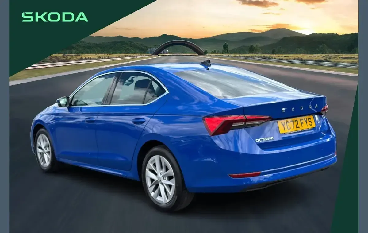 Used Skoda Octavia SE L 150 HP (110 kW) 2022 Energy blue Hatchback