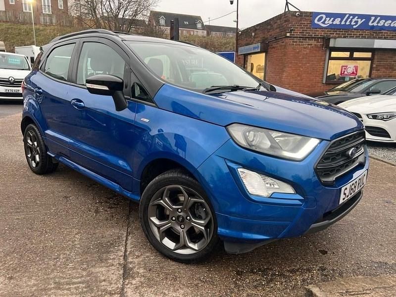 Used Ford Ecosport ST-Line 125 HP (91 kW) 2018 Blue SUV