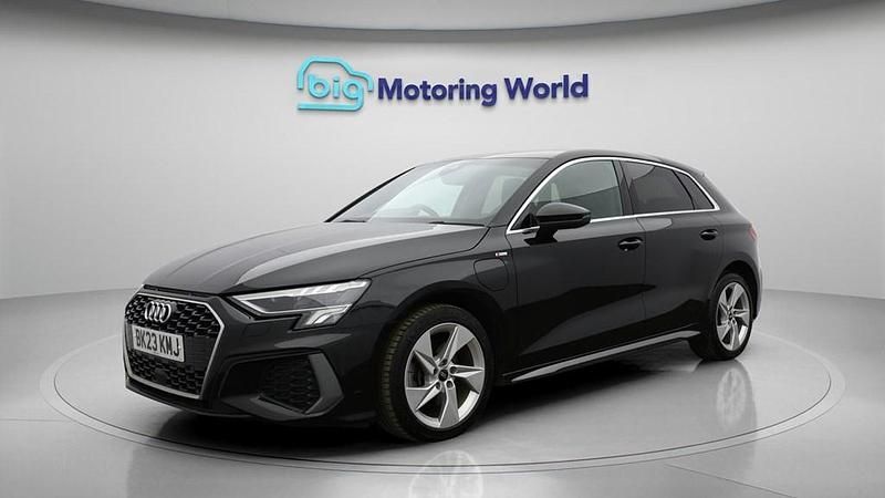 Used Audi A3 Sportback e-tron S-Line 204 HP (150 kW) 2023 Black Hatchback