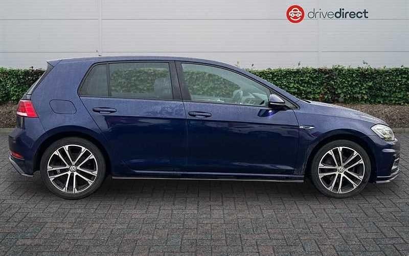 Used VW Golf VII R-line Edition 150 HP (110 kW) 2020 Blue Hatchback