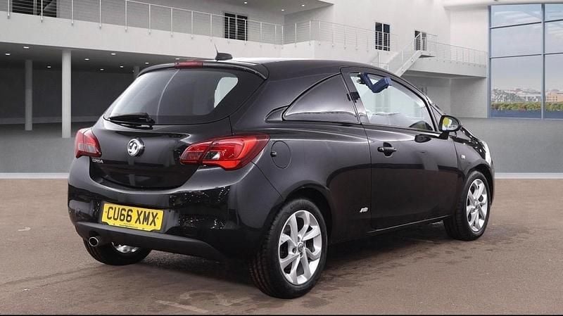Used Vauxhall Corsa Sportive 95 HP (69 kW) 2016 Black Hatchback