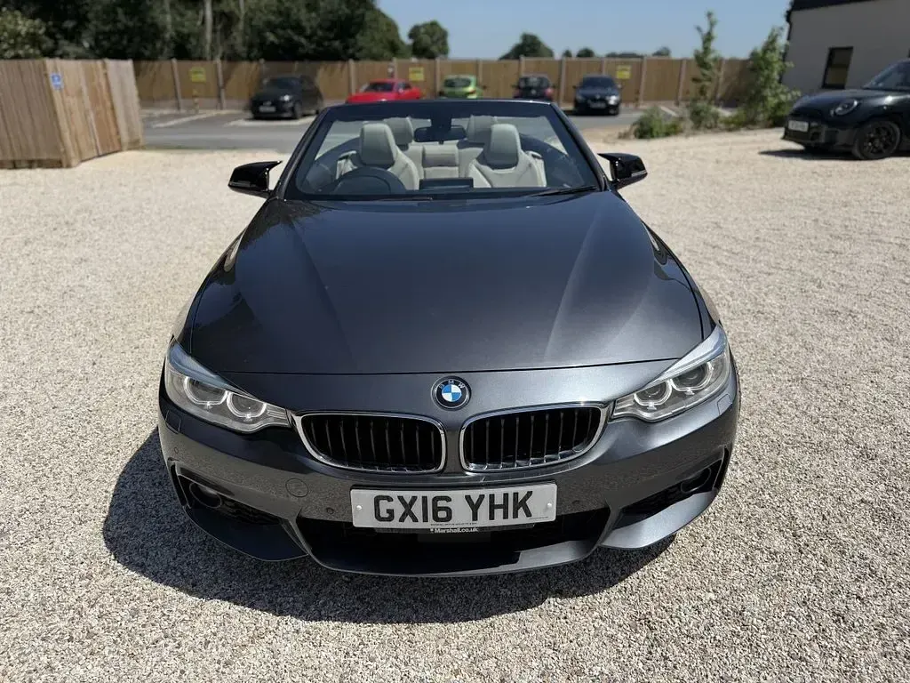 Begagnad BMW 420 M Sport 190 HK (139 kW) 2016 Grå Cab