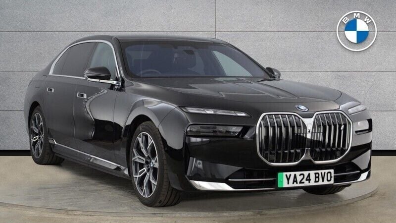 Black Used 2024 BMW i7 Comfort Edition Sedan | £67,898 (Fair price) - Image 1/4