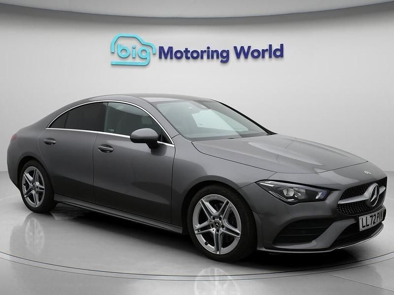 Grey Used 2022 Mercedes CLA200 AMG line Coupe | £24,625 (Fair price) - Image 1/4