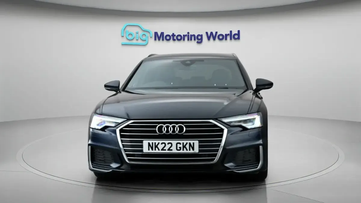 Used Audi A6 S-Line 204 HP (150 kW) 2021 Blue Estate
