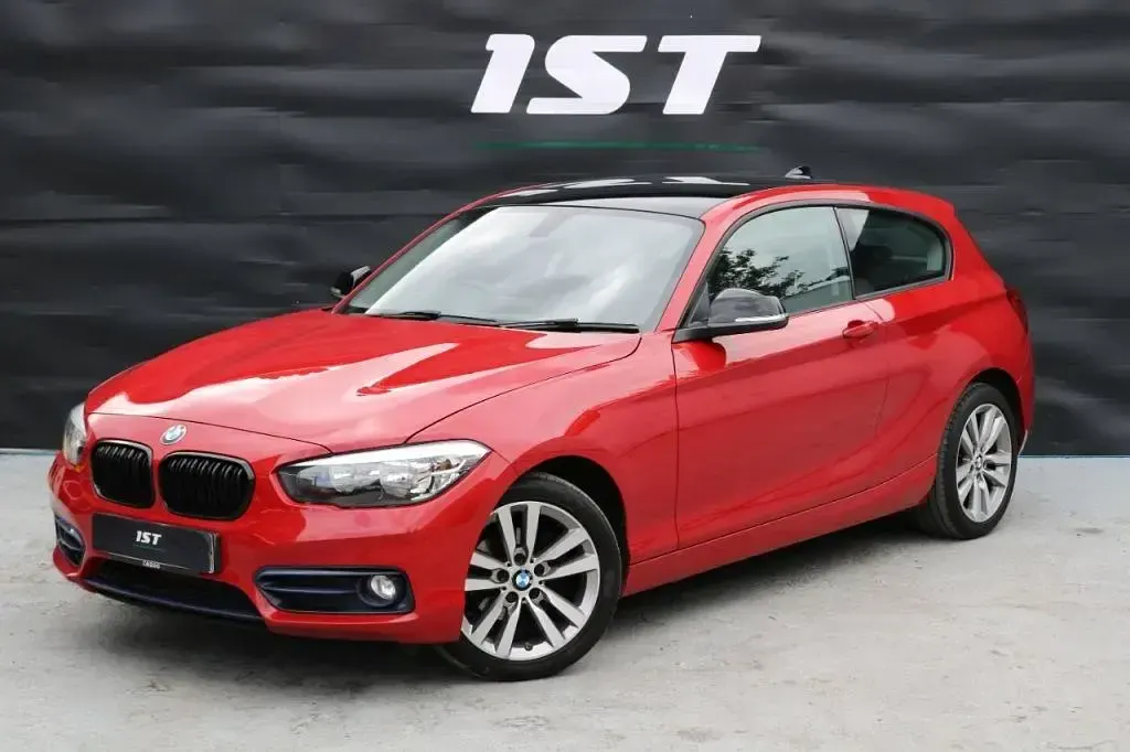 Używany BMW 118 Sport Line 2017 Czerwony Hatchback