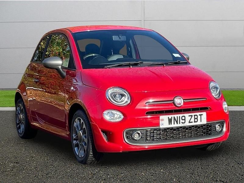 Red Used 2019 Fiat 500 S Hatchback | £6,495 (Fair price) - Image 1/4