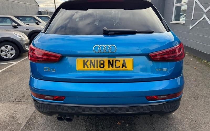 Used Audi Q3 Black Edition 150 HP (110 kW) 2018 Blue SUV