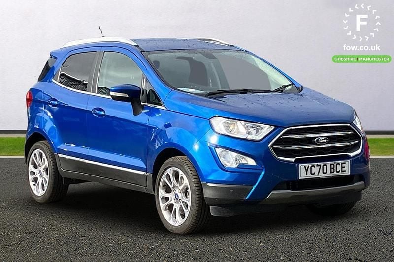 Blue Used 2020 Ford Ecosport Titanium SUV | £11,799 (Fair price) - Image 1/3