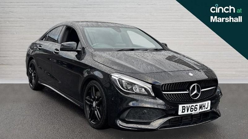 Black Used 2016 Mercedes CLA220 AMG line Sedan | £11,933 (Fair price) - Image 1/4