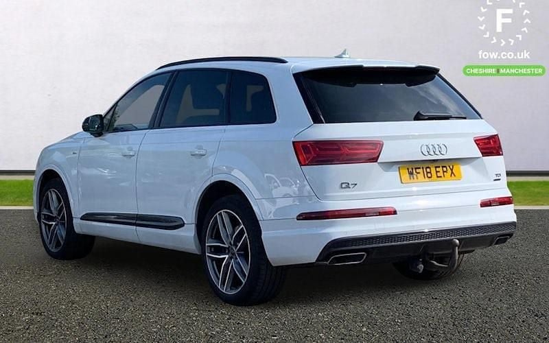 Używany Audi Q7 S-Line 272 KM (200 kW) 2018 Biały SUV