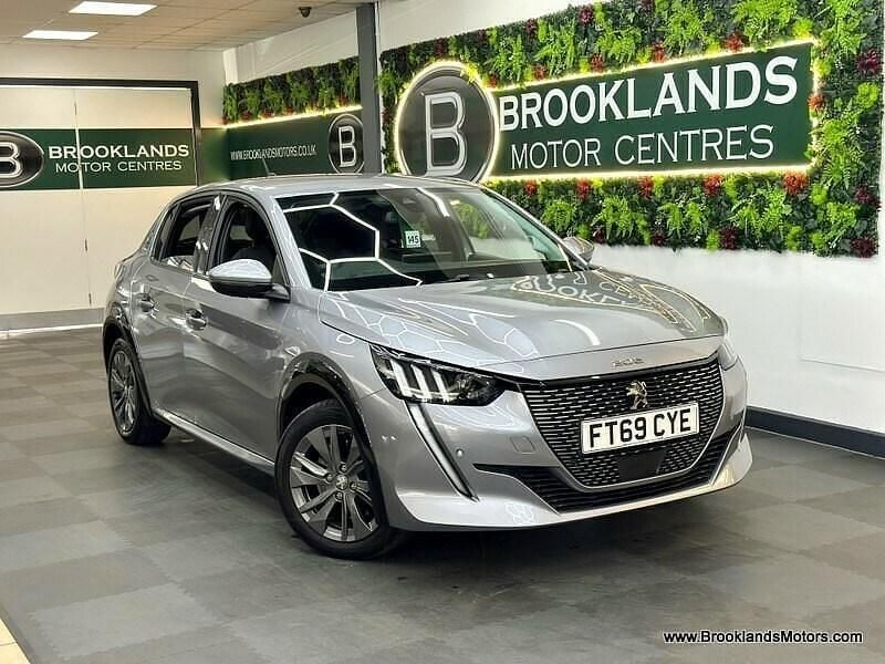 Grey Used 2020 Peugeot e-208 Allure Hatchback | £9,985 (Good price) - Image 1/3