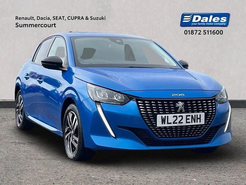 Blue Used 2022 Peugeot 208 Allure Premium Hatchback | £13,000 (Fair price) - Image 1/4