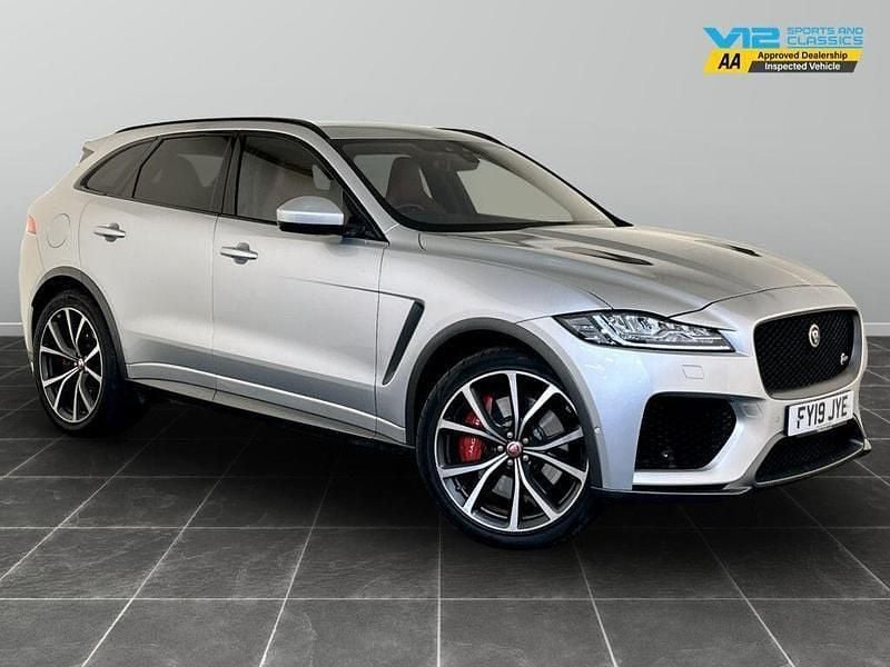 Silver Used 2019 Jaguar F-Pace SVR SUV | £29,895 (Super price) - Image 1/2