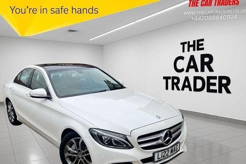 White Used 2015 Mercedes C250 Premium Sedan | £10,888 (Fair price) - Image 1/1
