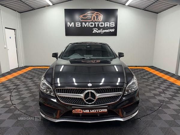 Used Mercedes CLS220 AMG line 177 HP (130 kW) 2016 Black Coupe