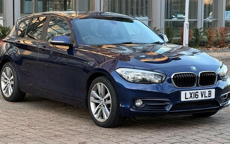 Used BMW 116 Sport Line 116 HP (85 kW) 2015 Blue Hatchback